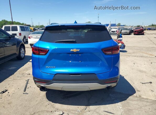 3GNKBCR45RS260207 2024 CHEVROLET BLAZER Blue უკანა ხედი