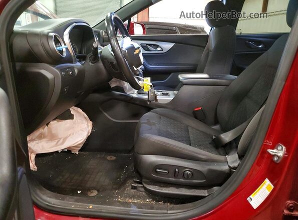 3GNKBCR46LS666990 2020 CHEVROLET BLAZER Red Widok wnętrza z przodu