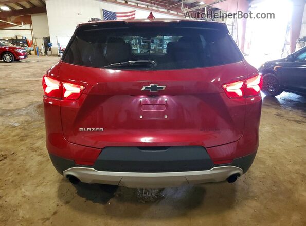 3GNKBCR46LS666990 2020 CHEVROLET BLAZER Red Widok z tyłu