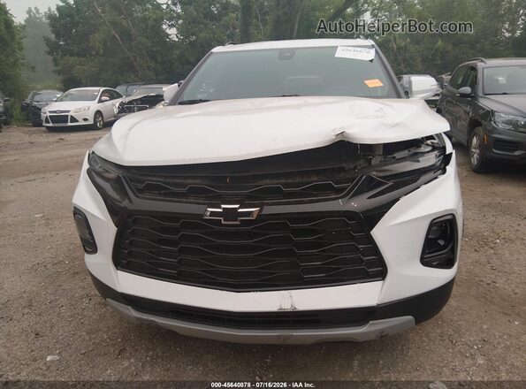 3GNKBCR46NS132018 2022 CHEVROLET BLAZER White Widok zestawu wskaźników