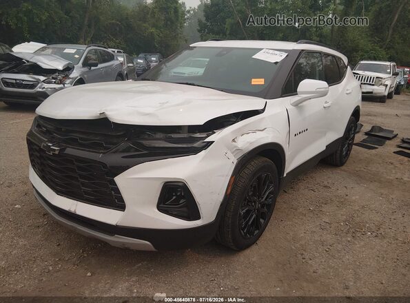 3GNKBCR46NS132018 2022 CHEVROLET BLAZER White Przód lewy