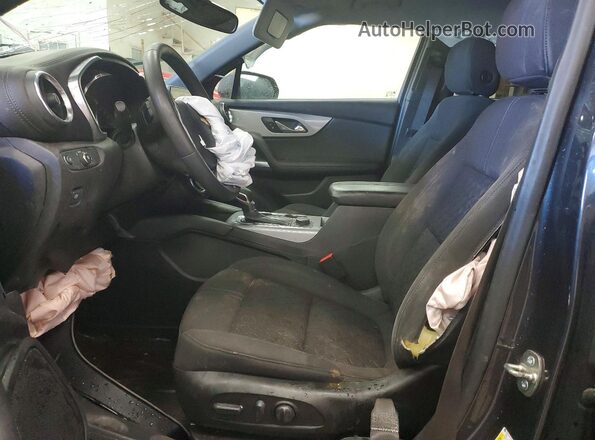 3GNKBCR46NS140362 2022 CHEVROLET BLAZER Charcoal Вид салону спереду