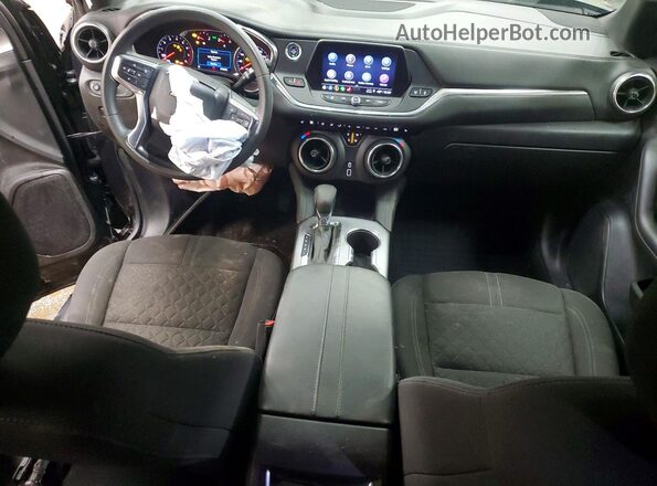3GNKBCR46NS140362 2022 CHEVROLET BLAZER Charcoal Вид панелі приладів