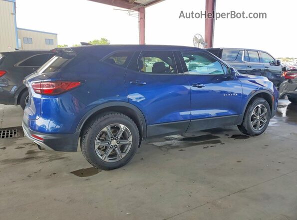 3GNKBCR46PS132474 2023 CHEVROLET BLAZER Blue Trasero derecho