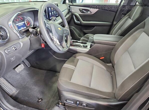 3GNKBCR46SS222572 2025 CHEVROLET BLAZER Black Вид салону спереду
