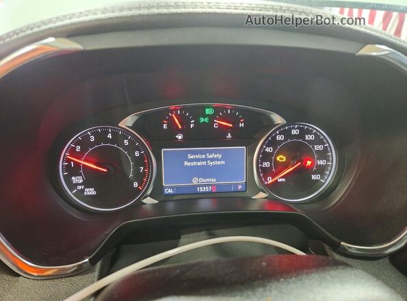 3GNKBCR46SS264014 2025 CHEVROLET BLAZER White Instrument cluster view