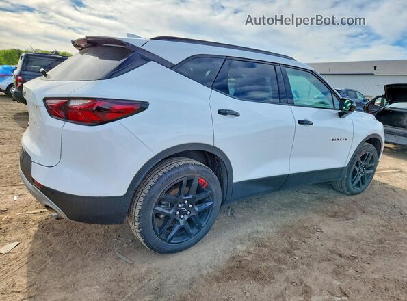 3GNKBCR48LS725019 2020 CHEVROLET BLAZER Белый Задняя правая четверть