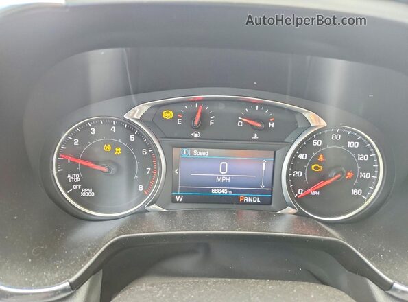3GNKBCR48MS566374 2021 CHEVROLET BLAZER Gray Widok zestawu wskaźników