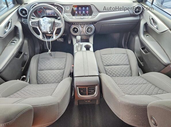 3GNKBCR48MS566374 2021 CHEVROLET BLAZER Gray Widok deski rozdzielczej