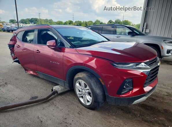 3GNKBCR48NS137429 2022 CHEVROLET BLAZER Red Przód prawy