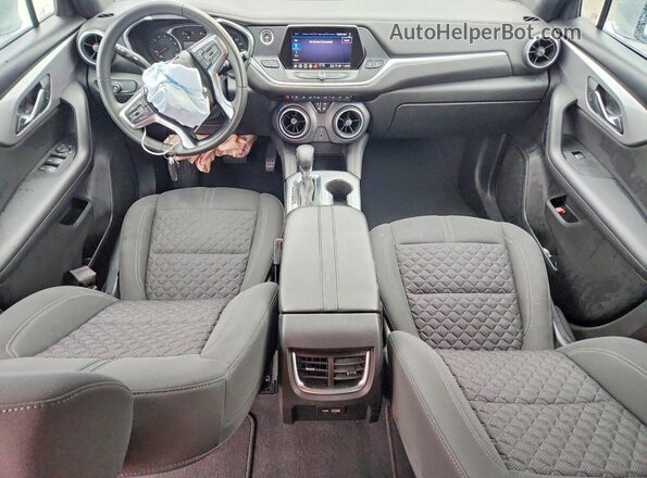 3GNKBCR49NS134328 2022 CHEVROLET BLAZER Silver Вид панелі приладів
