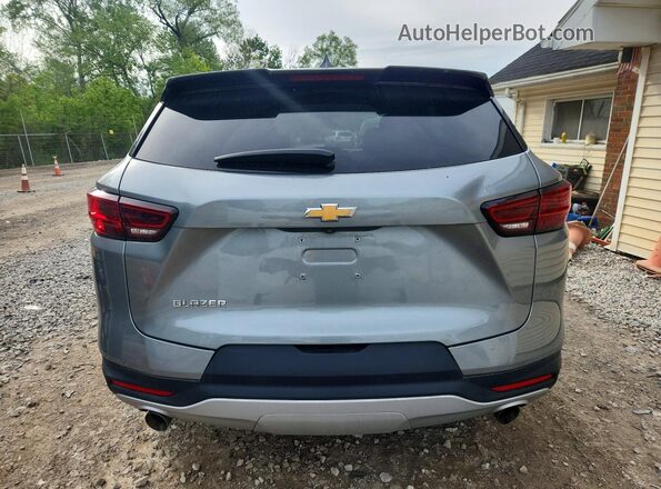 3GNKBCR49PS158146 2023 CHEVROLET BLAZER Silver უკანა ხედი