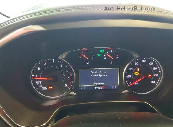 3GNKBCR49RS282789 2024 CHEVROLET BLAZER White Instrument cluster view