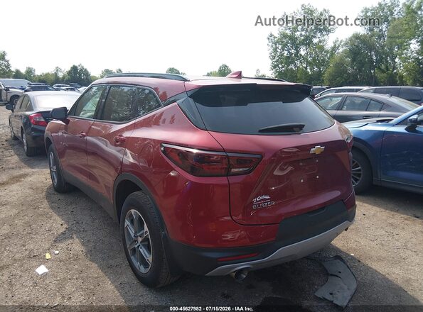 3GNKBCR4XRS283479 2024 CHEVROLET BLAZER Red Tył lewy