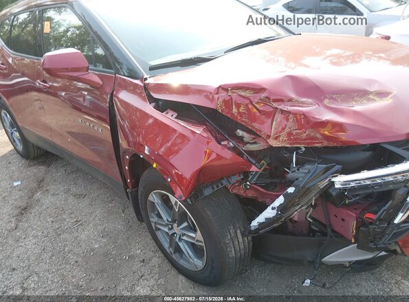 3GNKBCR4XRS283479 2024 CHEVROLET BLAZER Red Widok z przodu