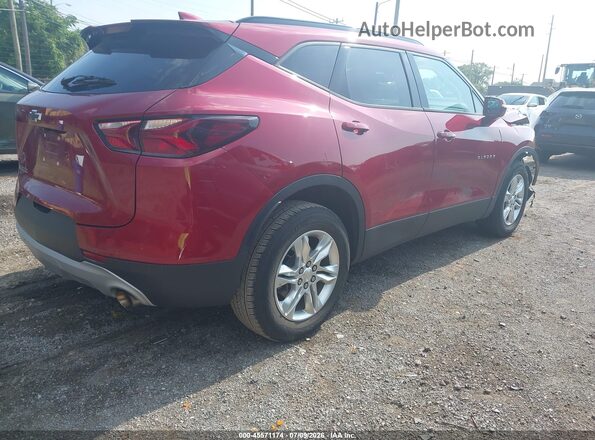 3GNKBCRS0LS602104 2020 CHEVROLET BLAZER Red უკანა მარჯვენა