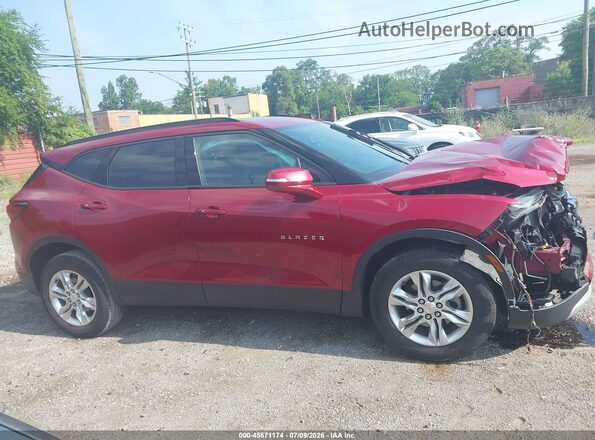 3GNKBCRS0LS602104 2020 CHEVROLET BLAZER Red უკანა სალონის ხედი