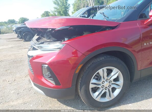 3GNKBCRS0LS602104 2020 CHEVROLET BLAZER Red წინა ხედი