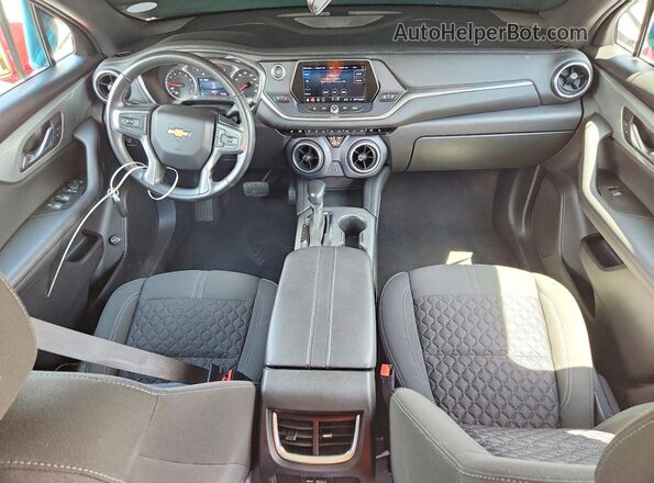 3GNKBCRS1LS538848 2020 CHEVROLET BLAZER Red Widok deski rozdzielczej