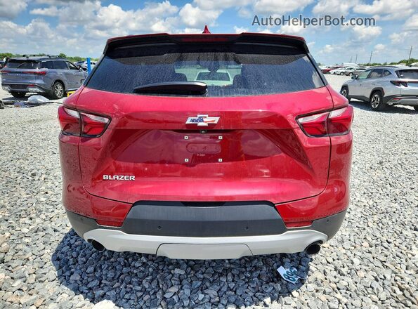 3GNKBCRS1LS538848 2020 CHEVROLET BLAZER Red Widok z tyłu