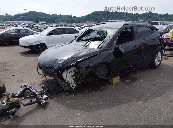 3GNKBCRS1MS564450 2021 CHEVROLET BLAZER Black Передня ліва чверть