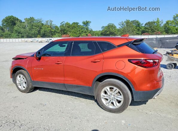 3GNKBCRS1MS578672 2021 CHEVROLET BLAZER Оранжевый Задняя левая четверть