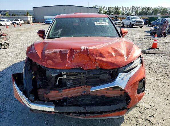 3GNKBCRS1MS578672 2021 CHEVROLET BLAZER Оранжевый Вид спереди