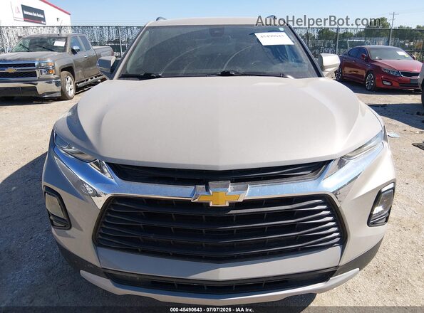 3GNKBCRS2MS528881 2021 CHEVROLET BLAZER Желто-коричневый Вид спереди