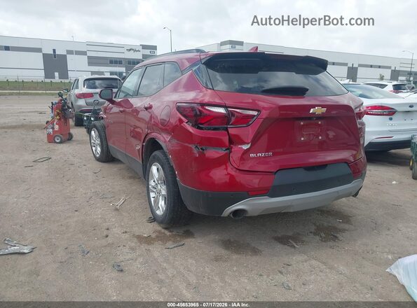3GNKBCRS3KS642255 2019 CHEVROLET BLAZER Red Tył lewy