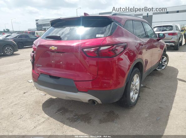 3GNKBCRS3KS642255 2019 CHEVROLET BLAZER Red Tył prawy