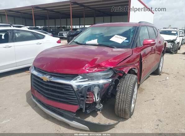 3GNKBCRS3KS642255 2019 CHEVROLET BLAZER Red Przód lewy