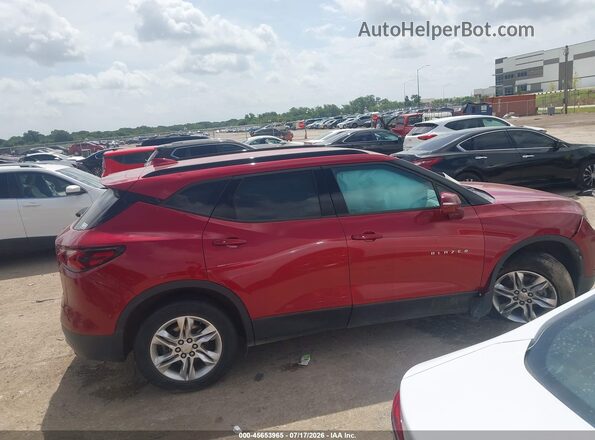 3GNKBCRS3KS642255 2019 CHEVROLET BLAZER Red Widok zestawu wskaźników