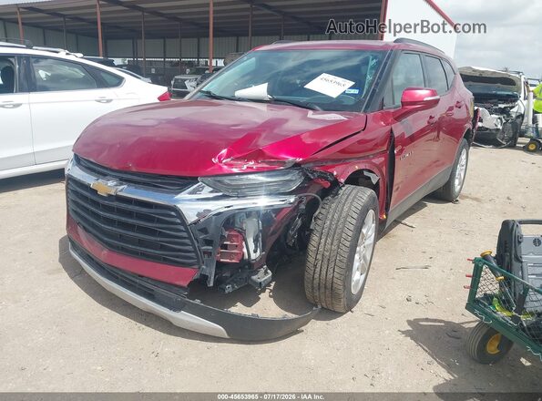 3GNKBCRS3KS642255 2019 CHEVROLET BLAZER Red Widok z przodu