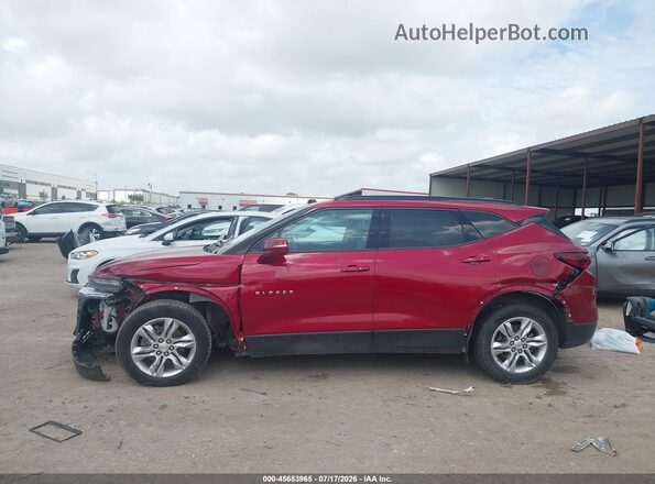 3GNKBCRS3KS642255 2019 CHEVROLET BLAZER Red Widok wnętrza z tyłu