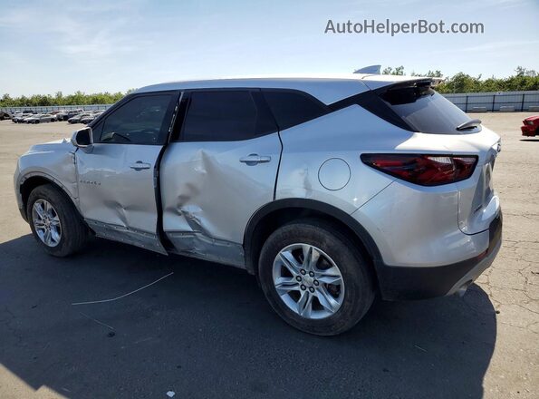 3GNKBCRS3LS645237 2020 CHEVROLET BLAZER Silver Trasero izquierdo