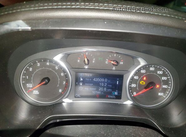 3GNKBCRS3LS653211 2020 CHEVROLET BLAZER Красный Вид щитка приборов