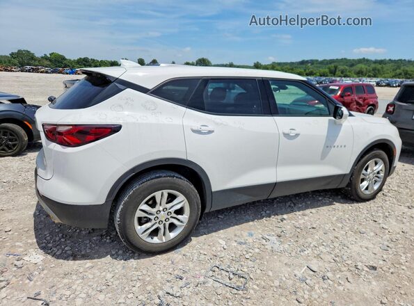3GNKBCRS3MS574154 2021 CHEVROLET BLAZER Белый Задняя правая четверть