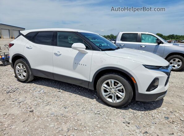 3GNKBCRS3MS574154 2021 CHEVROLET BLAZER Белый Передняя правая четверть