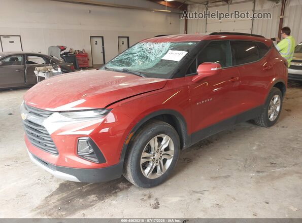 3GNKBCRS4MS547562 2021 CHEVROLET BLAZER Оранжевый Передняя левая четверть