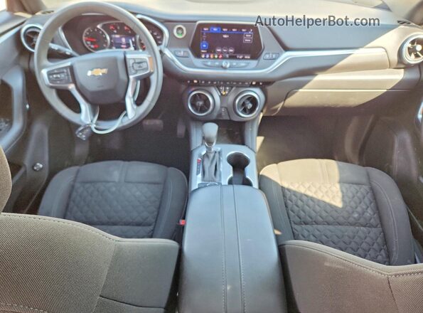3GNKBCRS4MS574325 2021 CHEVROLET BLAZER White Widok deski rozdzielczej