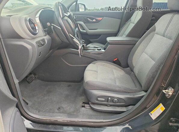 3GNKBCRS5KS685981 2019 CHEVROLET BLAZER Charcoal Вид салону спереду