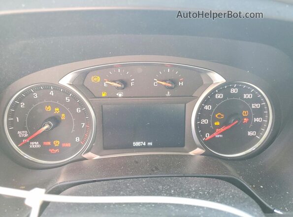 3GNKBCRS5MS553080 2021 CHEVROLET BLAZER Серебряный Вид щитка приборов