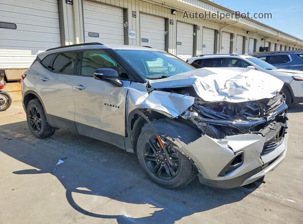 3GNKBCRS5MS553080 2021 CHEVROLET BLAZER Серебряный Передняя правая четверть