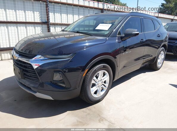 3GNKBCRS6LS589309 2020 CHEVROLET BLAZER Dark Blue წინა მარცხენა ხედი სამი მეოთხედიდან