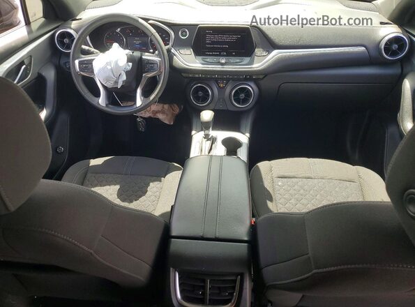 3GNKBCRS6MS567389 2021 CHEVROLET BLAZER Gray Dashboard view