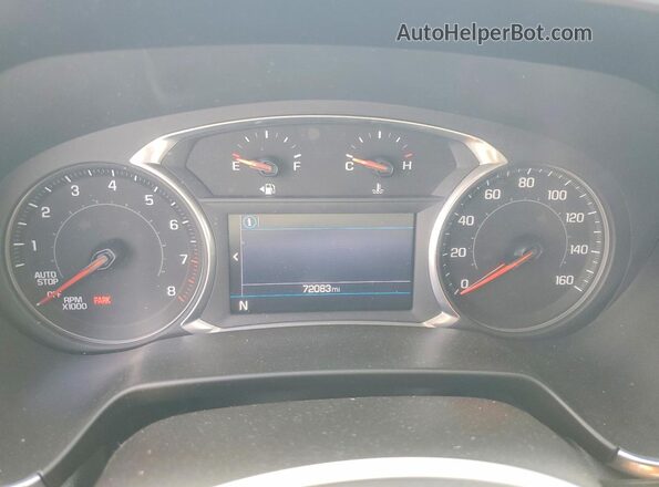 3GNKBCRS6MS567389 2021 CHEVROLET BLAZER Gray Instrument cluster view