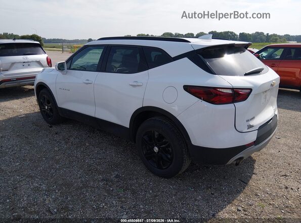3GNKBCRS7LS727956 2020 CHEVROLET BLAZER White Trasero izquierdo