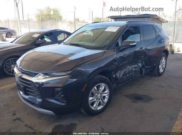 3GNKBCRS7MS546373 2021 CHEVROLET BLAZER Серый Передняя левая четверть