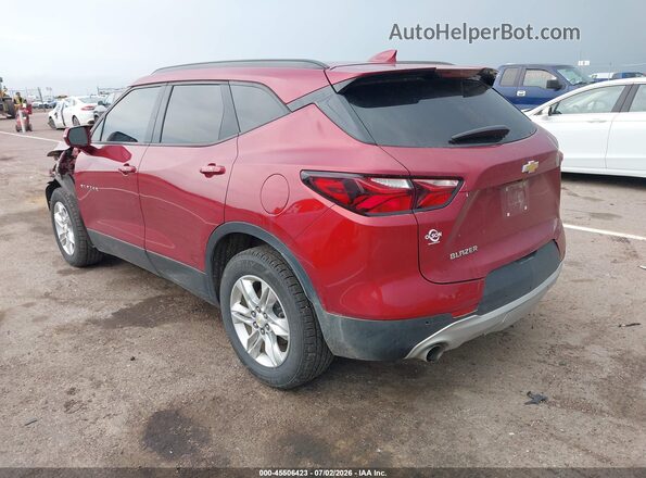3GNKBCRS8LS559468 2020 CHEVROLET BLAZER Красный Задняя левая четверть