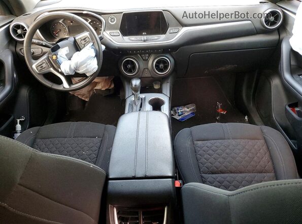 3GNKBCRS8MS551033 2021 CHEVROLET BLAZER White წინა პანელის ხედი